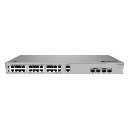 Switch Gigabit Administrable PoE Capa 3 / 24 Puertos 10/100/1000 Mbps (22 PoE) / 2 Puertos 2.5GE (PoE) combo 2 Puertos SFP 2.5GE /2 Puertos SFP+ 10GE