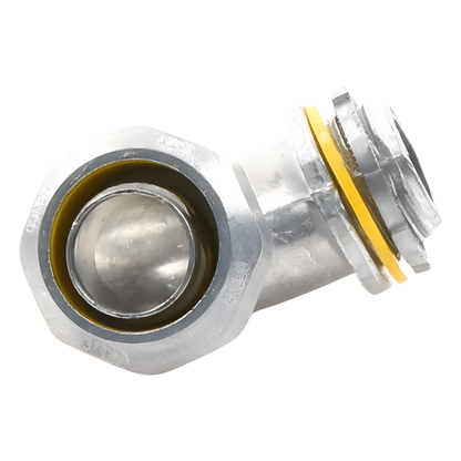 Conector Curvo para tubo tipo Liquidtight de 3/4" (19 mm). Compatible con ANC-COT34.