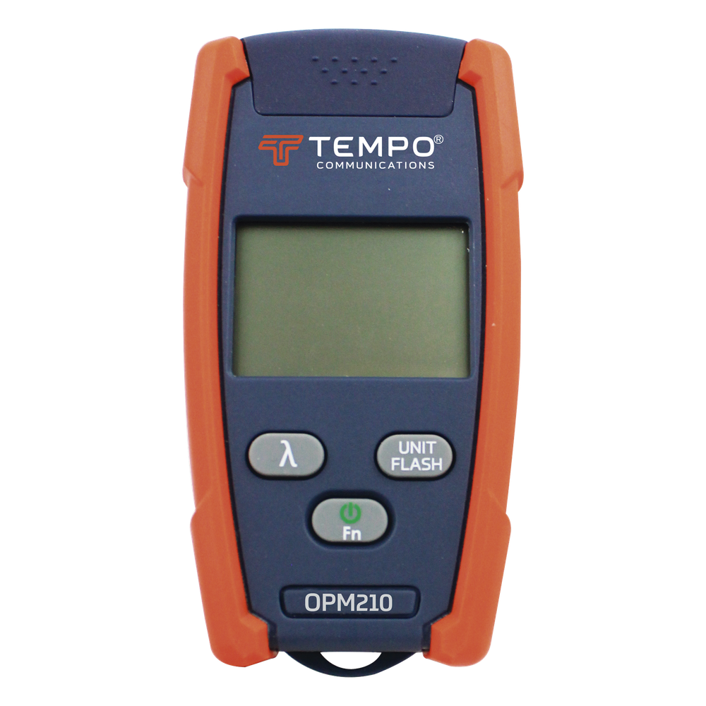 Medidor de Potencia (Micro OPM) para Fibra Óptica con Localizador Visual de Fallos (VFL), Entrada Universal de 2.5 mm (para Conectores SC, ST y FC)