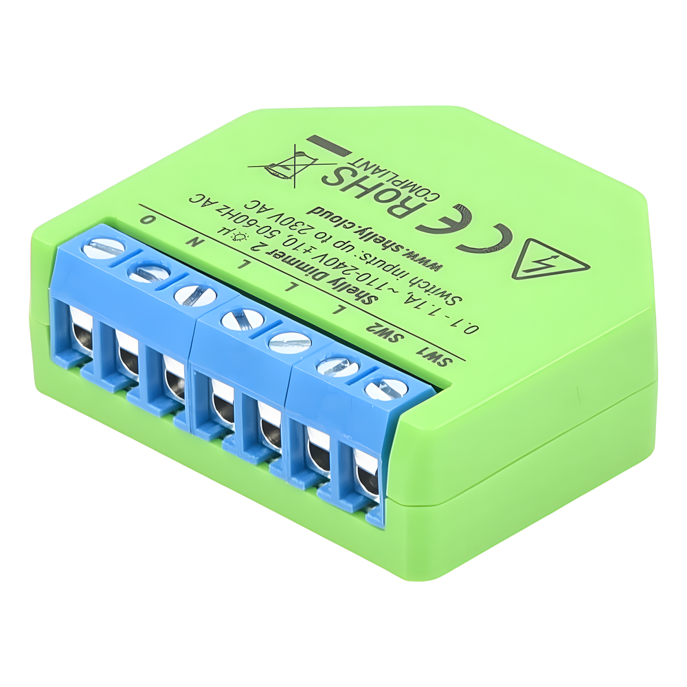 Relevador DIMMMER / Industrial y residencial inteligente / 16A / Soporta Google y Alexa / Nube P2P y local / Ideal para atenuar iluminación.