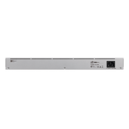 UniFi Switch USW-24, Capa 2 de 24 puertos 10/100/1000 Mbps + 2 puertos 1G SFP, pantalla informativa