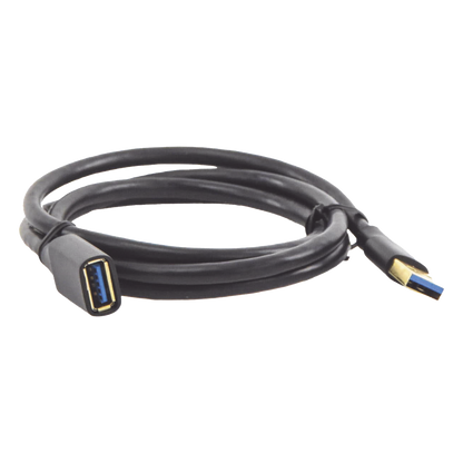 Cable Extensor USB 3.0 / 1 Metro / Macho-Hembra / 5 Gbps / Ultra Durabilidad / Núcleo de cobre estañado 28/22 AWG / Blindaje interior múltiple