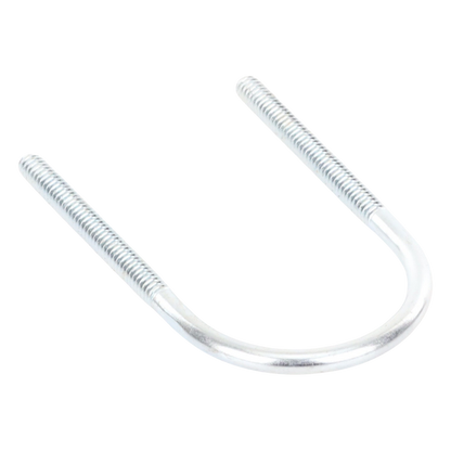 Abrazadera tipo U de 1 1/4", con acabado Electro Zinc, no incluye tuercas y arandelas
