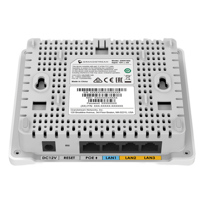 Punto de Acceso Wi-Fi 6 AX3000 / 3 Gbps / 2 Puertos Gigabit con PoE / MU-MIMO 2x2 (2.4GHz) y 3x3 (5GHz) / Hasta 256 Clientes Simultáneos / Cobertura