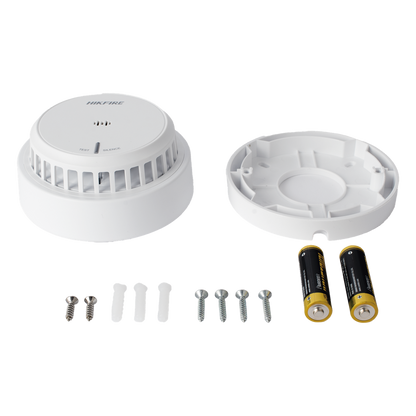 (HikFire) Detector de Humo Óptico Hikvision / Tecnología Avanzada de Detección de Incendios / Alarma Temprana y Fiabilidad Certificada / Soporta