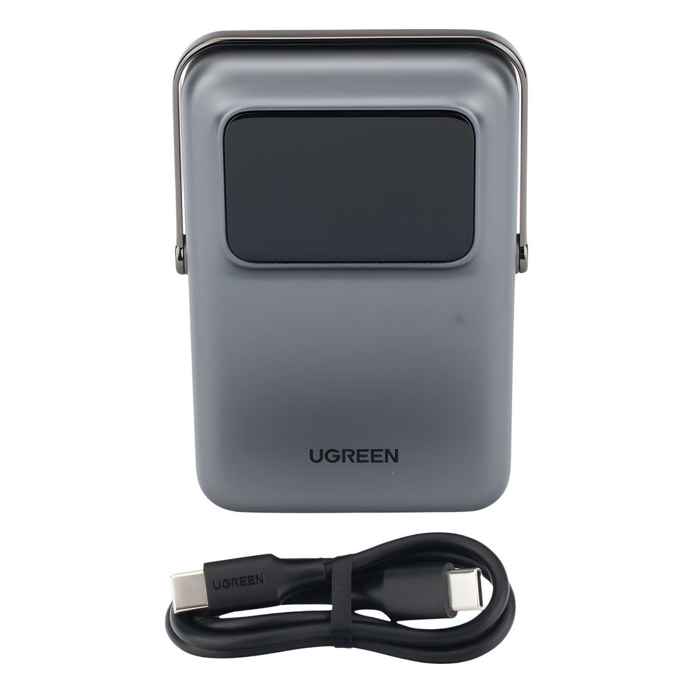Power Bank Serie UNO Inalambrico | 10000mAh | 7.5W/20W | Con Emojis de Estado | Carga Rápida USB-C Bidireccional | Pantalla TFT Inteligente | Con