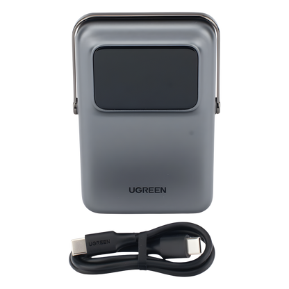 Power Bank Serie UNO Inalambrico | 10000mAh | 7.5W/20W | Con Emojis de Estado | Carga Rápida USB-C Bidireccional | Pantalla TFT Inteligente | Con
