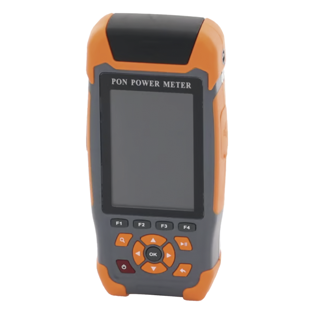 Medidor de Potencia Óptica (OPM) para Fibra Óptica en Redes FTTx / Soporta 3 Longitudes de Onda: 1310nm, 1490nm y 1550nm / Rango de Medición de -40 a