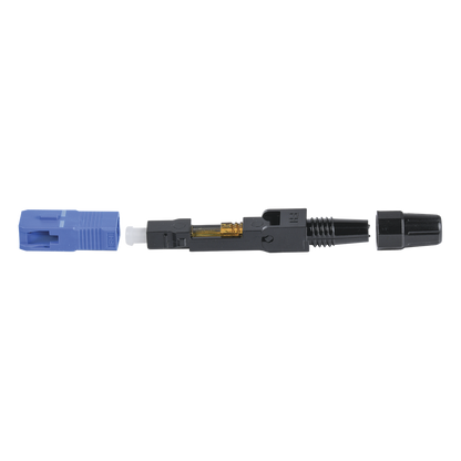 Conector Rápido de Instalación en Campo, Monomodo, SC/UPC, Pre-Pulido, Re-Terminable, Ideal para Aplicaciones FTTx