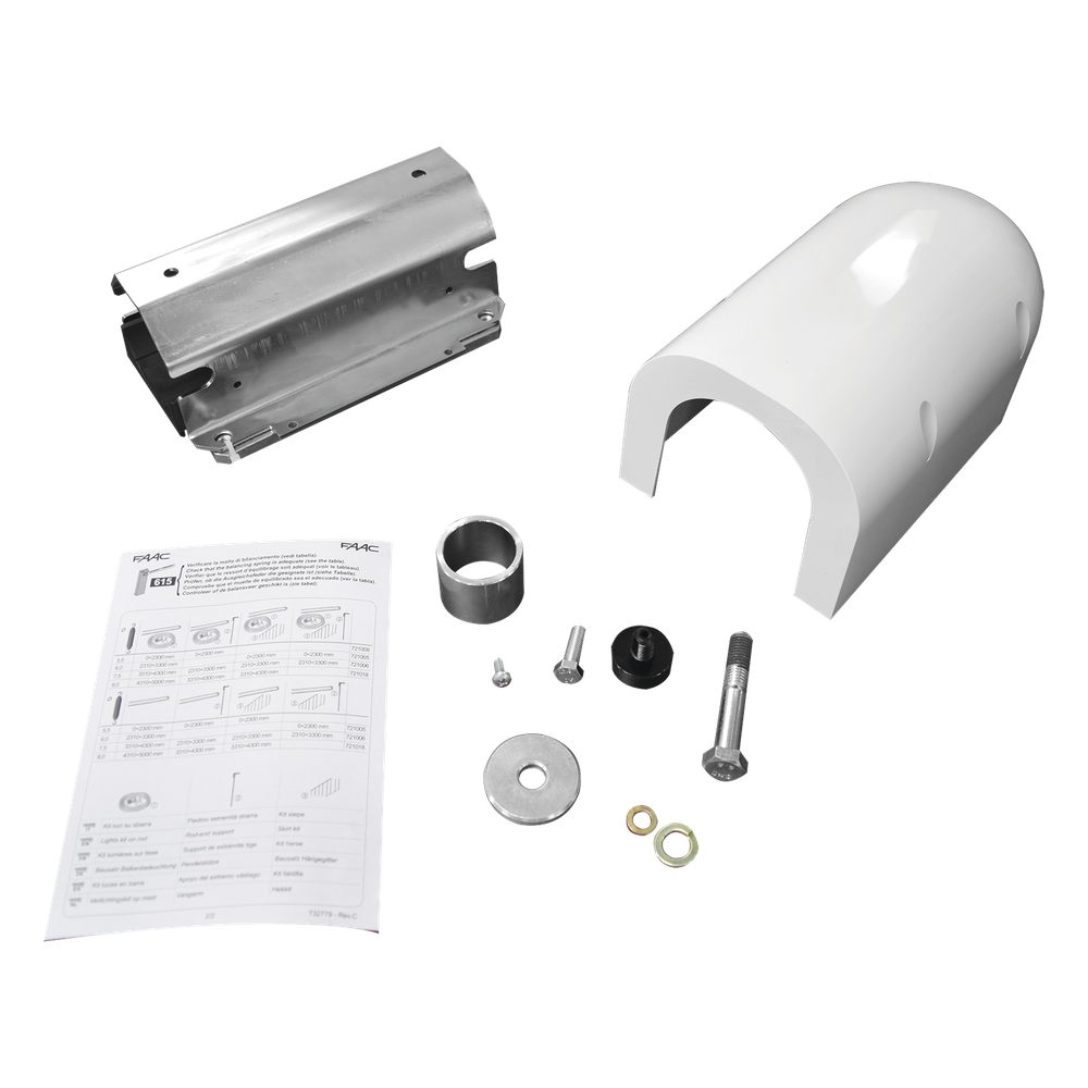 Enganche tipo s para barreras FAAC 620 615
