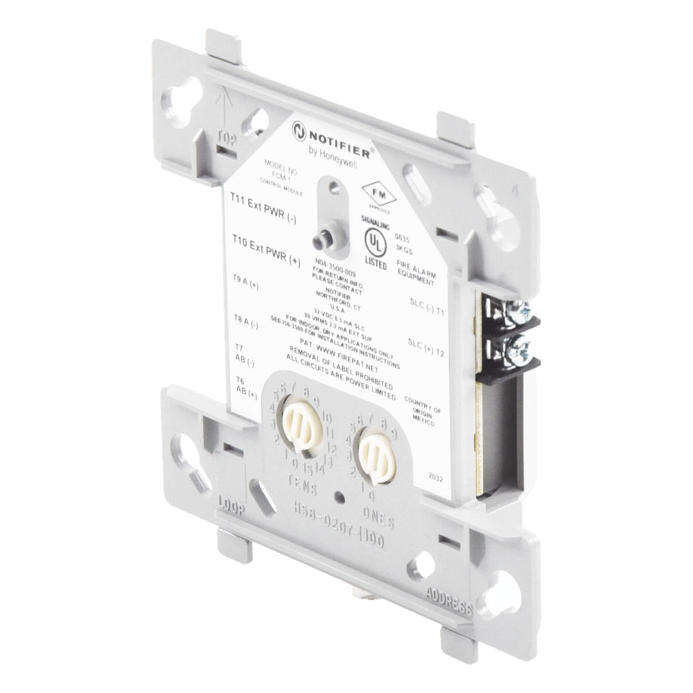 Módulo de control direccionable para circuito de notificación NAC de 24 V o audio hasta 70.7 Vrms, protocolo FlashScan