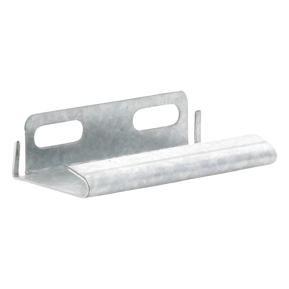 Placa salida a tubo automática para peralte de 66mm y 116mm, con acabado Electro Zinc
