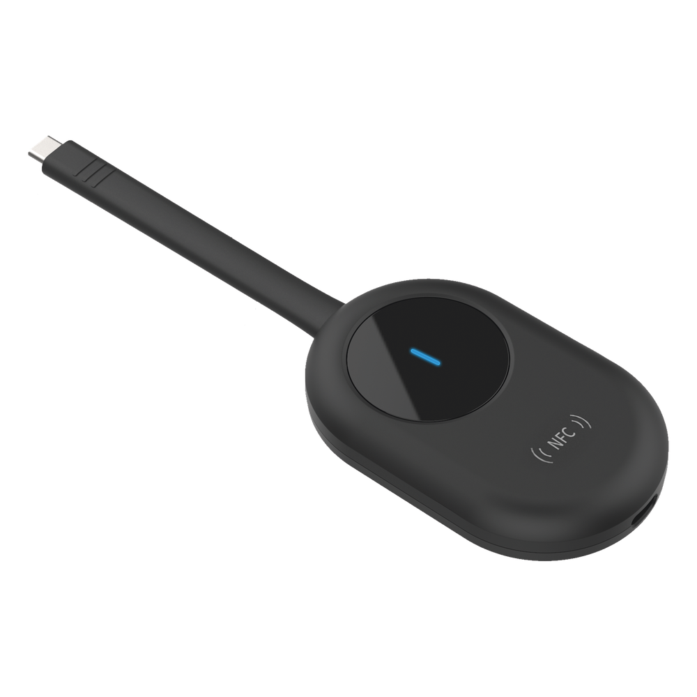 Dongle (Adaptador) de Proyección Inalambrica Para Pantallas Interactivas HIKVISION Serie DS-D5CxxRB/B / Compatible con Windows y Mac / Conector Tipo