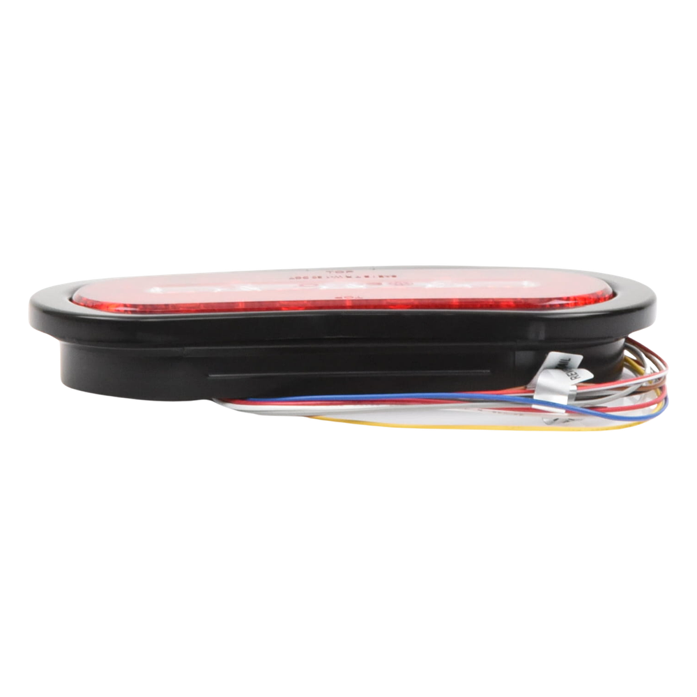 Plafon Ovalado Trasero de 18 LED, Rojo/Blanco/Ambar, 7.5 Pulgadas