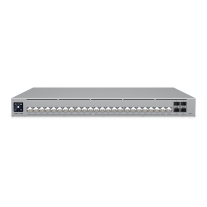 UniFi Switch Pro HD Capa 3, 24 puertos Etherlighting POE++ / (22) puertos 2.5 GbE, (2) puertos 10GbE, todos POE++, (4) puertos 10G SFP+, 600W