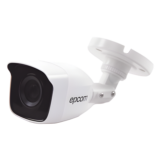 Bala TURBOHD 2 Megapíxeles (1080p) / Gran Angular 103° / Lente 2.8 mm / IR EXIR Inteligente 20 mts / Exterior IP66 / dWDR / TVI-AHD-CVI-CVBS