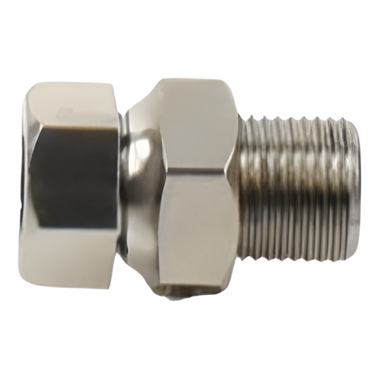 Tuerca y Opresor para Varilla de Ajuste / Compatible Q2220E y Q3220E / Acero Inoxidable / Ajuste Precisión Duplexers Sinclair / Refacción Original
