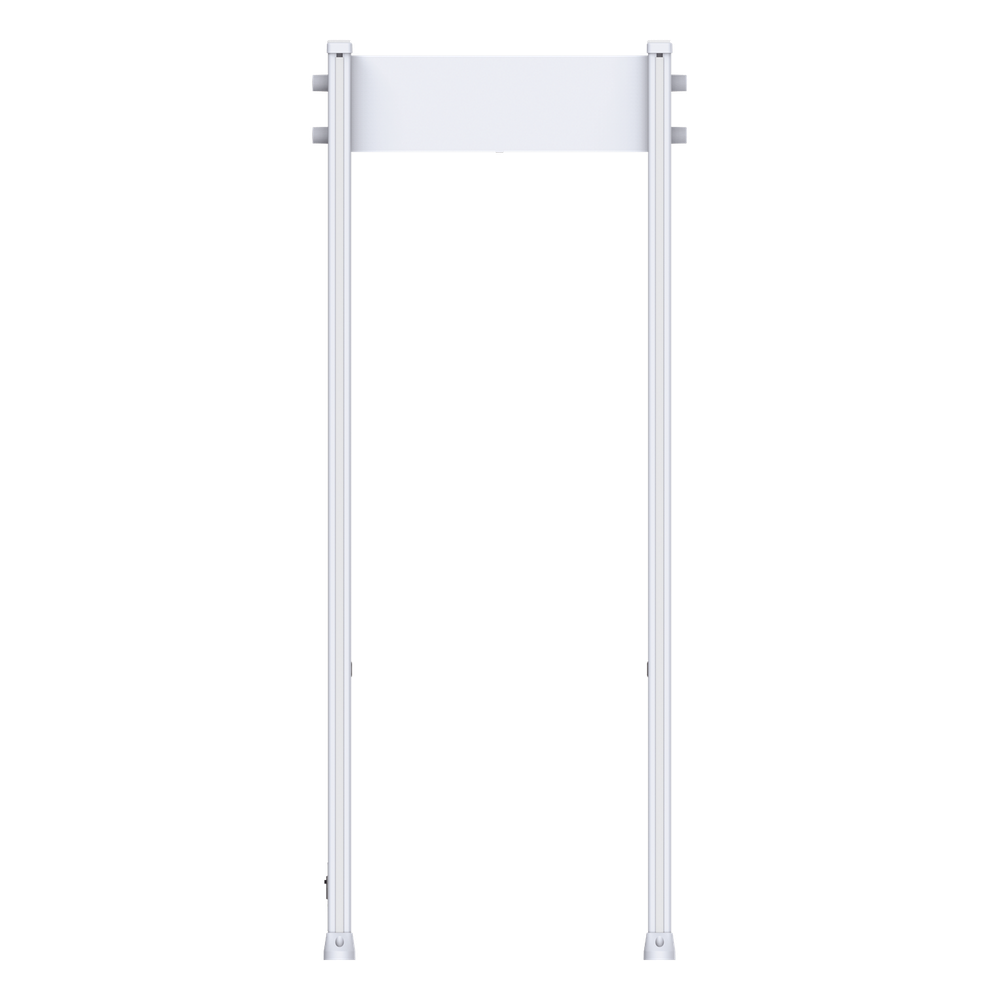 Arco Detector de Metales de 18 Zonas con Pantalla LCD de 7" / Conteo de personas y Alarmas / Ajuste de Sensibilidad e Interferencias / Mejora