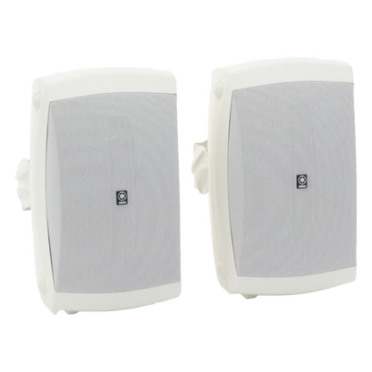 Altavoces de Montaje en Superficie de 2 vias | Woofer 5 in, Tweeter 0.5 in | Semi-Exterior, 6 ohms | Par Color Blanco