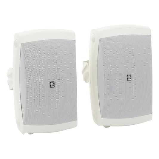 Altavoces de Montaje en Superficie de 2 vias | Woofer 5 in, Tweeter 0.5 in | Semi-Exterior, 6 ohms | Par Color Blanco