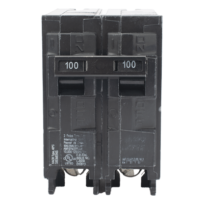 Interruptor automático enchufable tipo QP 2 polos, 100 amp