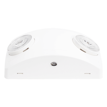 Luz de Emergencia LED / Doble LED 1W 150 lúmenes / Batería Ni-Cd 3.6V 900mAh / 90 min Autonomía / Voltaje Universal 127-240 VAC / UL 5VA / Blanco