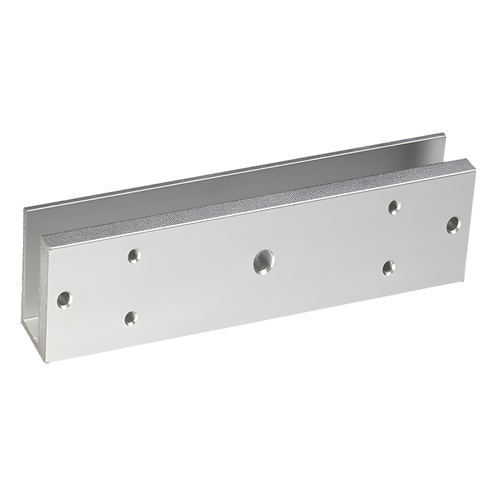 Montaje en U para puerta de vidrio compatible con chapa magnética MAG350S y MAG350NLED