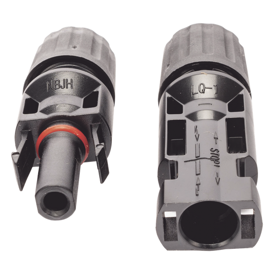 Conector MC-4 para Módulos Fotovoltaicos (conector hembra + conector macho)