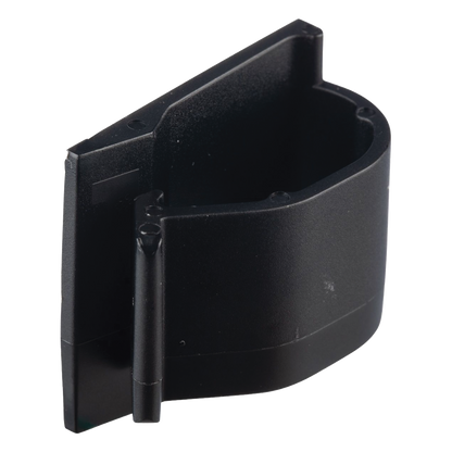 Clip de Nylon 6.6 con Adhesivo, Para Cables de Hasta 15.8 mm de Diámetro, Uso Interior/Exterior, Color Negro, Paquete de 100pz