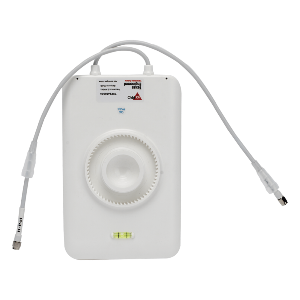 Antena Sectorial Wi-Fi de 90° para Exterior con Montaje / 2.4 y 5 GHz / Ganancia 15 dBi / Conectores RPSMA / Ideal para APs Conectorizados Unifi