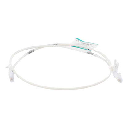 Cable de Parcheo TX6, UTP Cat6, Diámetro Reducido (28AWG), Color Blanco Mate, 0.91 Metros (3 Pies)