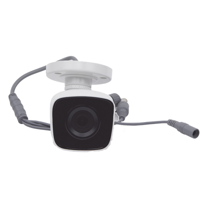 Bala TURBOHD 2 Megapíxeles (1080p) / Gran Angular 103° / Lente 2.8 mm / IR EXIR Inteligente 20 mts / Exterior IP66 / dWDR / TVI-AHD-CVI-CVBS
