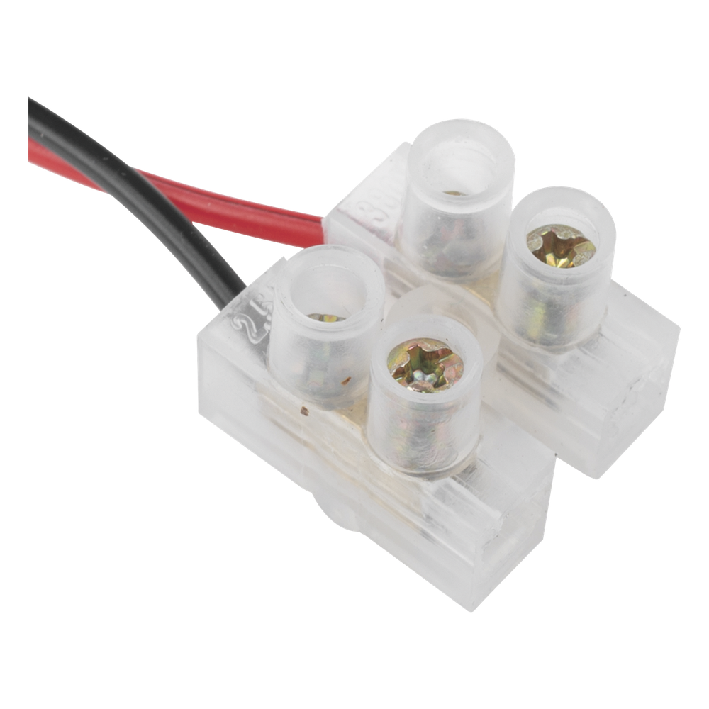 Cable de Alimentación con Conector Macho a Bloque de Terminal Atornillable / Calibre 18 AWG / Longitud 28.5 cm (11.22 Pulgadas) / Ideal para