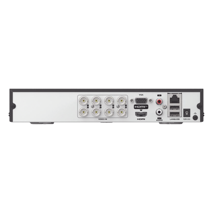 [Audio Bidireccional] DVR 8 Canales TurboHD + 2 Canal IP / 2 Megapixel (1080p) Lite / Acusense Lite (Evita Falsas Alarmas) / Audio por Coaxitron / 1