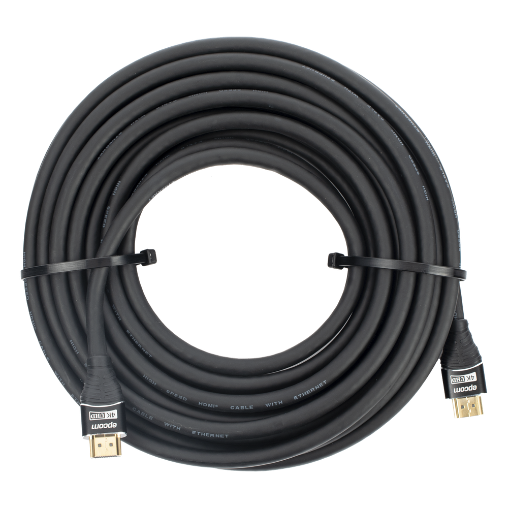 Cable HDMI de 10 Metros (32.81 Pies) | Alta Definición | Longitud | Versión 2.0 | Alta Velocidad 18Gbps | 4K@60Hz | Conectores Chapados en Oro | Tipo