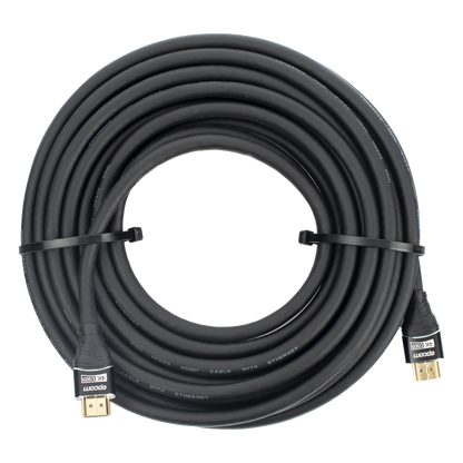 Cable HDMI de 10 Metros (32.81 Pies) | Alta Definición | Longitud | Versión 2.0 | Alta Velocidad 18Gbps | 4K@60Hz | Conectores Chapados en Oro | Tipo