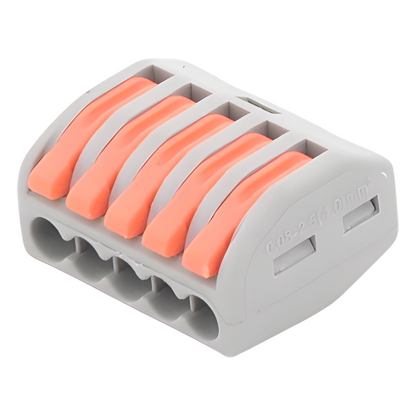 Conector Compacto para 1 Cable de Entrada 4 Cables de Salida / Cables Compatibles 12AWG-28AWG