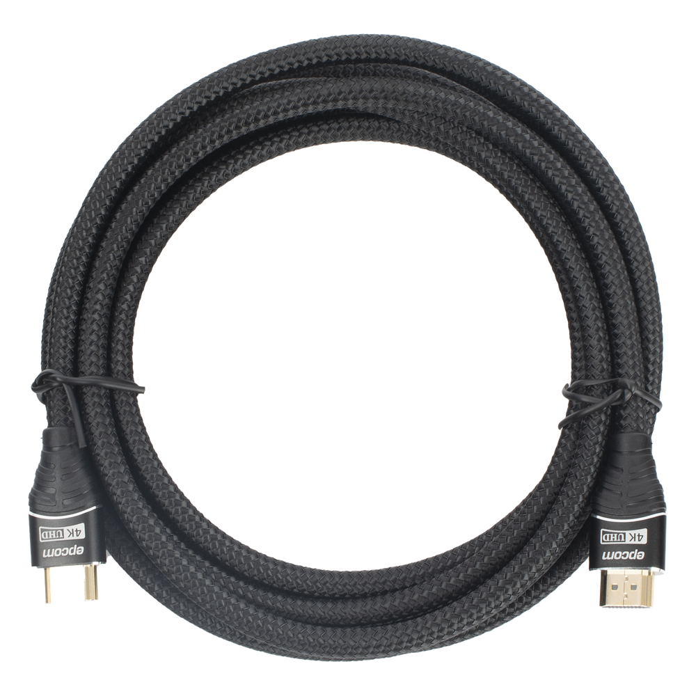 Cable HDMI de 3 Metros (9.84 Pies) | Alta Definición | Longitud | Versión 2.0 | Alta Velocidad 18Gbps | 4K@60Hz | Conectores Chapados en Oro | Tipo