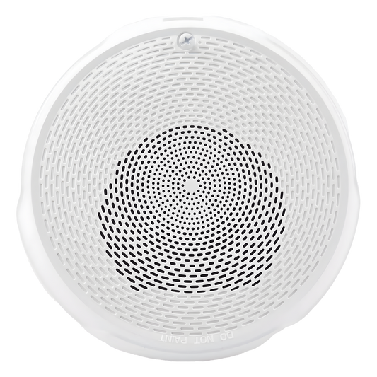 Bocina de techo para evacuación por voz, doble voltaje 25/70.7 V, sin estrobo, color blanco, Serie L System Sensor