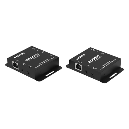 Kit Extensor HDMI | 4K30 hasta 100m | Cat6 | Transmisión sin Compresión | Soporta PoC Bidireccional | EDID y Audio 5.1CH