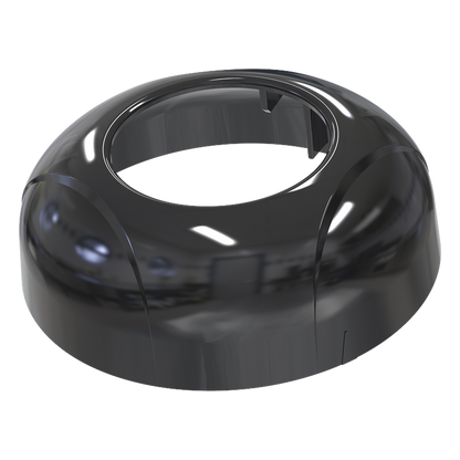 Estrobo Oculto de 12 LED, Brida negra, 12 Vcd, Clara, Lente transparente