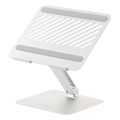 Soporte de Aluminio para Laptop | Ajustable 180° | Soporta Laptops de 10 a 17.3''| Capacidad de Carga 5Kg | Excelente Estabilidad | Diseño Para Alta