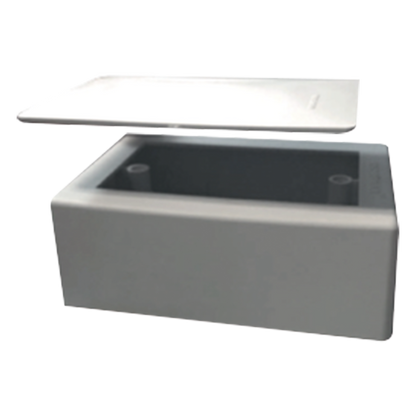 Kit de Caja TMKS1 con THAPA Ciega Incluida Color Blanco (7902-02002)