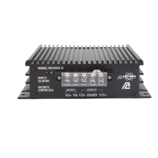 Convertidor DC-DC Astron 22- 32Vdc, 13.8 Vcc, 10 Amp)
