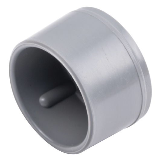 Tapón de Alta Resistencia con Anti UV para Postes de Cercos Eléctricos / 1" (25.4 mm) / Polipropileno Virgen / Color Gris / -30°C a 80°C