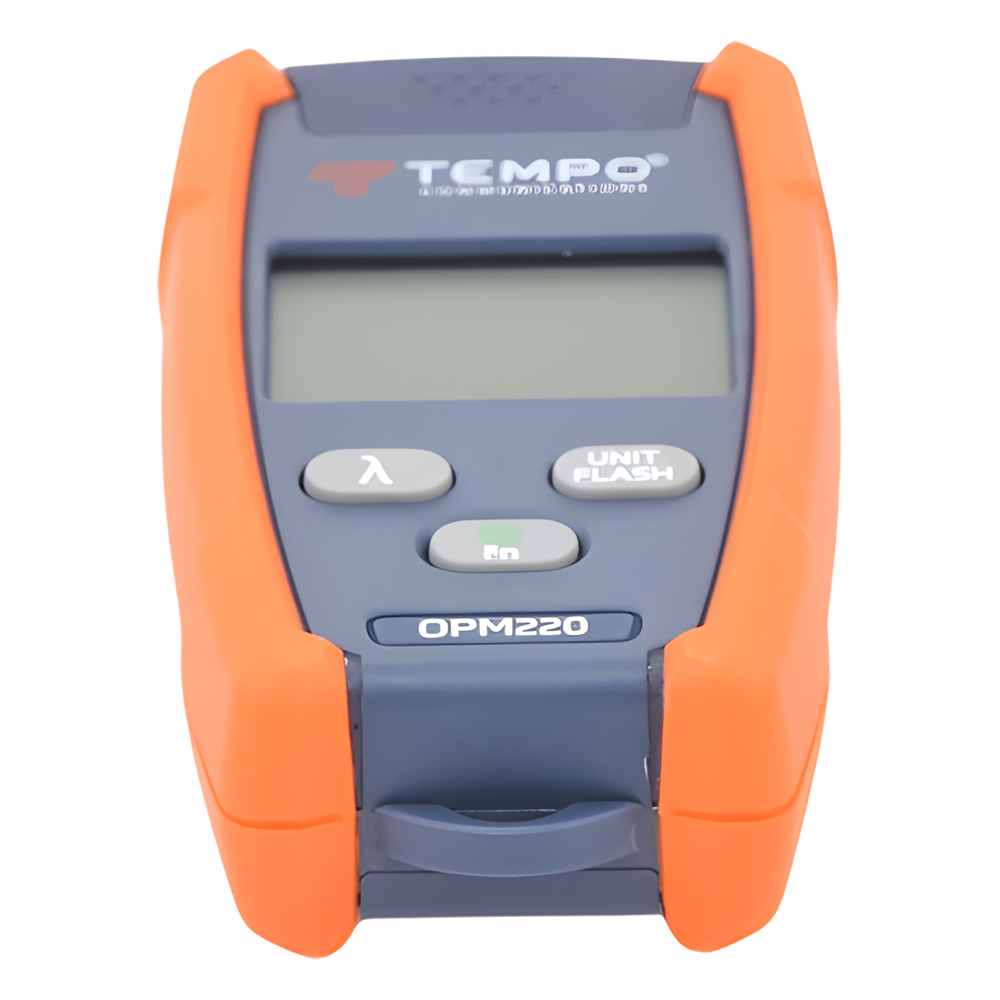 Medidor de Alta Potencia (Micro OPM) para Fibra Óptica con Localizador Visual de Fallos (VFL), Entrada Universal de 2.5 mm (para Conectores SC, ST y