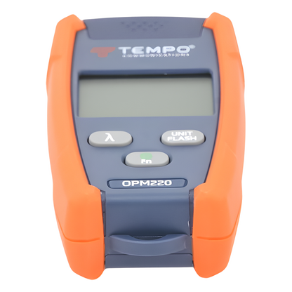 Medidor de Alta Potencia (Micro OPM) para Fibra Óptica con Localizador Visual de Fallos (VFL), Entrada Universal de 2.5 mm (para Conectores SC, ST y