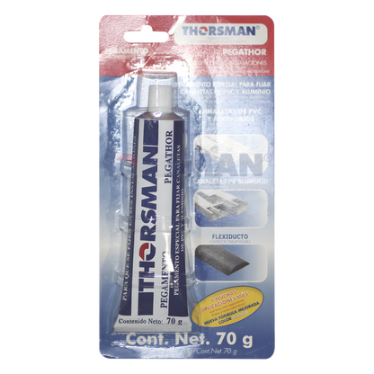 Pegamento para canaleta Pegathor, presentación blister 70 g (9999-88881)
