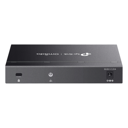 Switch Omada 6 Puertos Gigabit / 4 Puertos PoE+ 65W / Gestión Cloud SDN / Sin Ventiladores / QoS / VLAN / IGMP Snooping / 250 m PoE