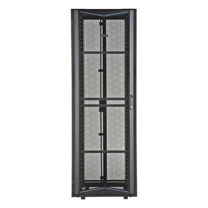 Gabinete FlexFusion para Centros de Datos, 42 UR, 800 mm de Ancho, 1070 mm de Profundidad, Fabricado en Acero, Color Negro